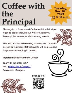 Coffee with the Principal flyer